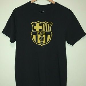 FCB FC Barcelona Nike T Shirt Size Large
